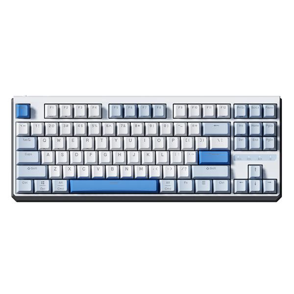 Durgod K620W Corona Wireless Blutooth 3-mode Win/Mac Mechanical Keyboard 87 Key White Backlit Kailh Speed Sliver Switch(Open Box)