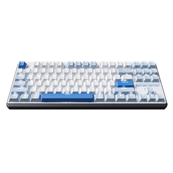 Durgod K620W Corona Wireless Blutooth 3-mode Win/Mac Mechanical Keyboard 87 Key White Backlit Kailh Speed Sliver Switch(Open Box)