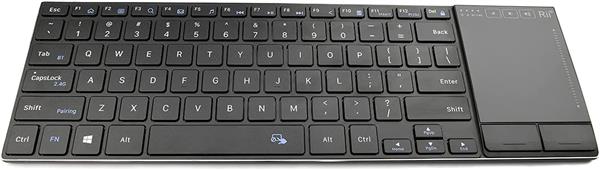 Rii K22BT Wireless Scissor Switch Keyboard with Built-in Touchpad(Open Box)