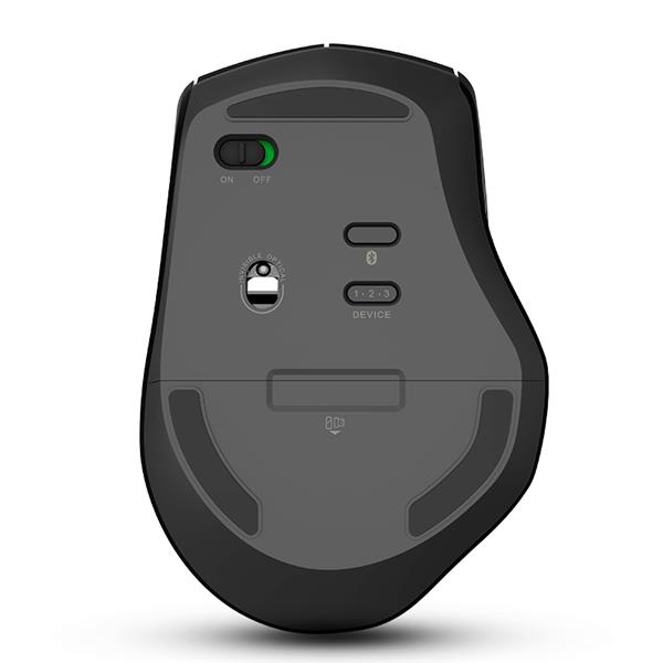RAPOO MT550 Multi-Device Bluetooth Wireless Office Mouse, adjustable DPI, long battery life(Open Box)