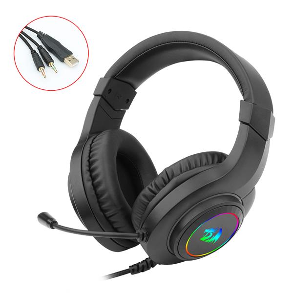 Redragon H260 Hylas Gaming Headset with high sensitivity microphone