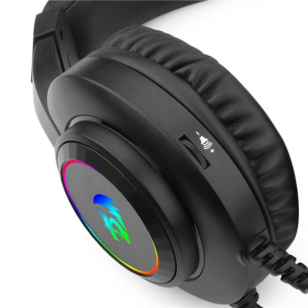 Redragon H260 Hylas Gaming Headset with high sensitivity microphone