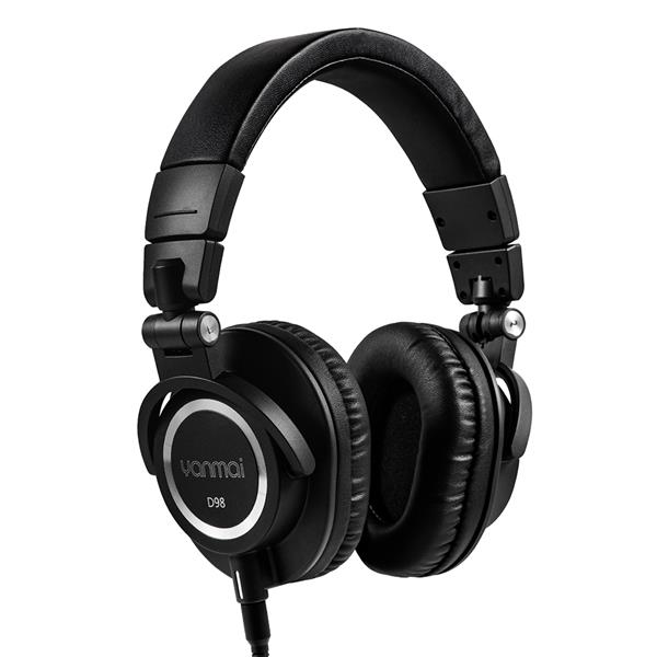 YANMAI Advanced DJ Monitor Headphones, Black