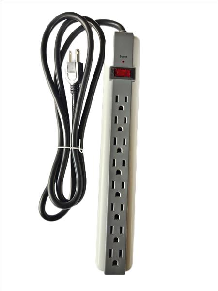 iCAN 8 Outlets Surge Protector with 6ft Cord