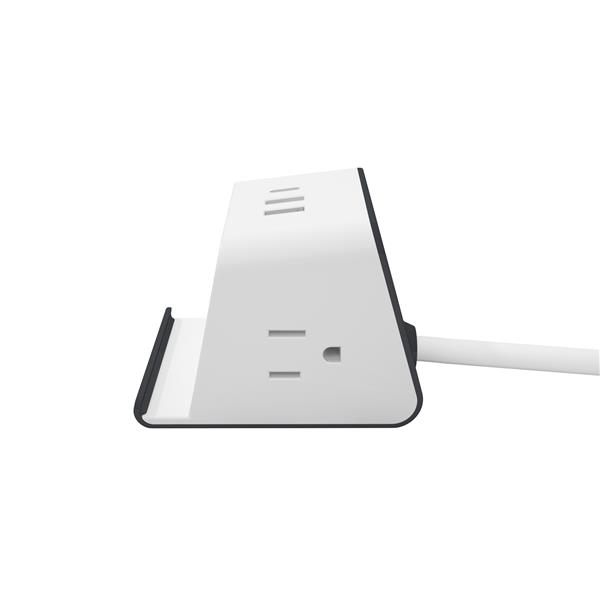 iCAN 2 Outlets 3 USB Power Socket, 5ft Cord, Wireless Charge(Open Box)