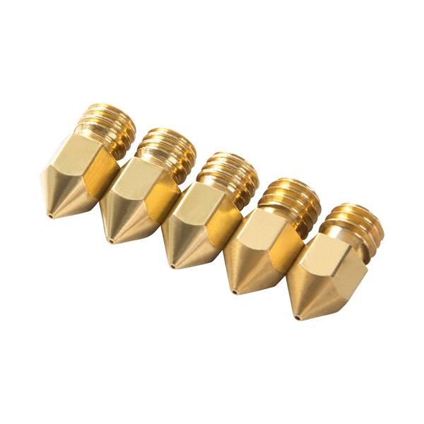 0.4mm Nozzle Kit, Nozzle_D6×d0.4×H13_brass_5PCS, Ender-3 V2/Ender-5 Pro/Ender-5 plus/Ender-6/Ender-3/Ender-3 Pro/Sermoon D1_/Ender-3 Max