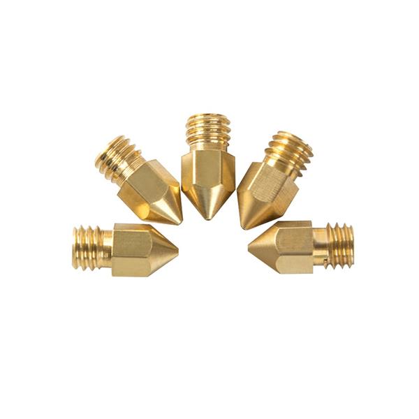 0.4mm Nozzle Kit, Nozzle_D6×d0.4×H13_brass_5PCS, Ender-3 V2/Ender-5 Pro/Ender-5 plus/Ender-6/Ender-3/Ender-3 Pro/Sermoon D1_/Ender-3 Max