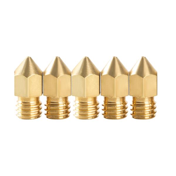 0.4mm Nozzle Kit, Nozzle_D6×d0.4×H13_brass_5PCS, Ender-3 V2/Ender-5 Pro/Ender-5 plus/Ender-6/Ender-3/Ender-3 Pro/Sermoon D1_/Ender-3 Max