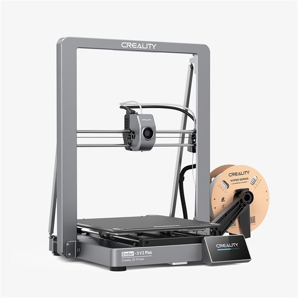 Creality Ender-3 V3 Plus Speedy FDM 3D Printer-print size 300x300x330mm, Silver