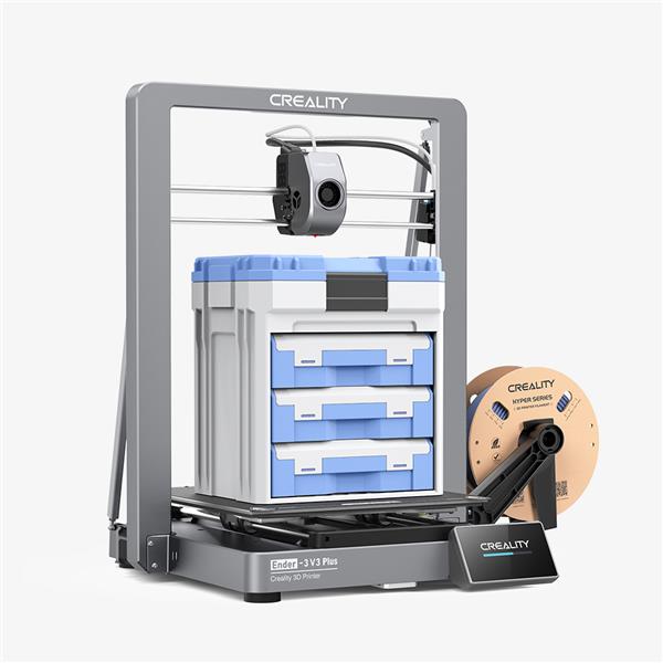 Creality Ender-3 V3 Plus Speedy FDM 3D Printer-print size 300x300x330mm, Silver