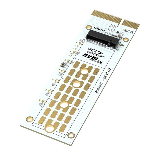 Maiwo KT060A  PCIex4 NVMe Expansion Card Converter with RGB Design , Up to 32Gbps with PCI Express 3.0 x4 ,3200+MB/s read and 1500+MB/s write