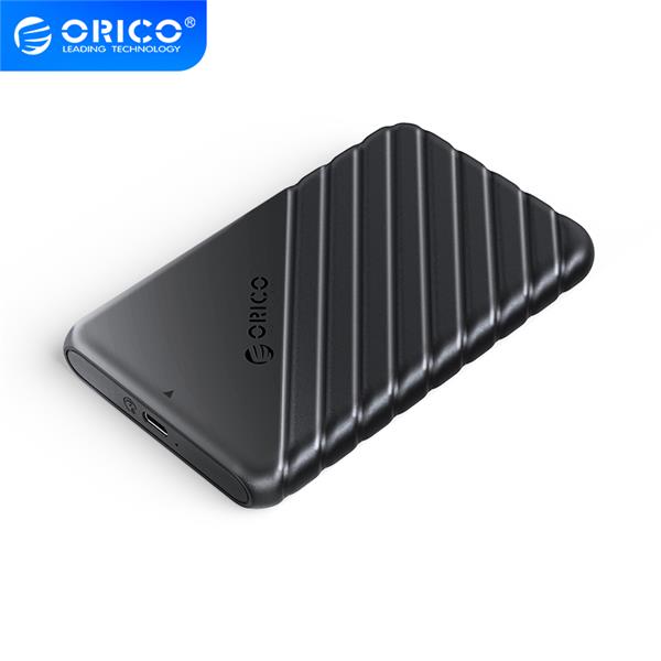 Orico 25PW1 War USB3.1 Gen1 Type-C 2.5" SATA HDD/SSD Enclosure with 5Gbps Speed , Black(Open Box)