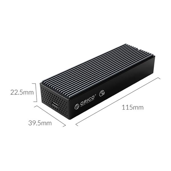 Orico M2PVC3 USB3.2 20Gbps M.2 NVMe SSD Enclosure with Cooling Fan and USB3.2 GEN2 x 2 Type-C