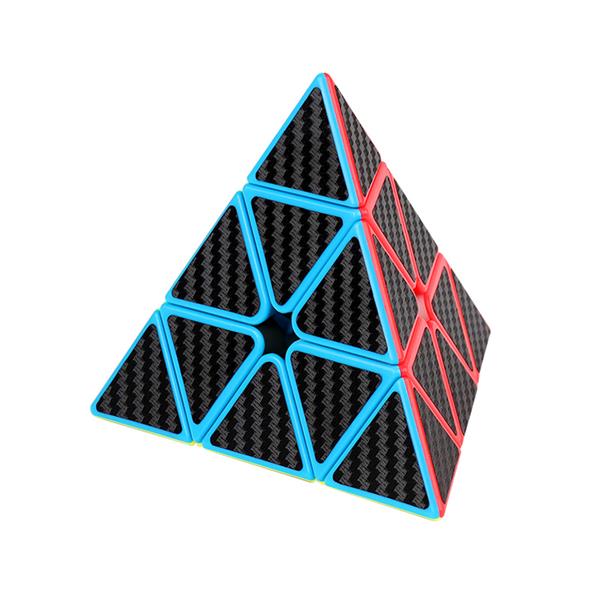 MoYu Meilong Cube pyramid Puzzle Cube Double Blister Carbon Fiber Speed Cube