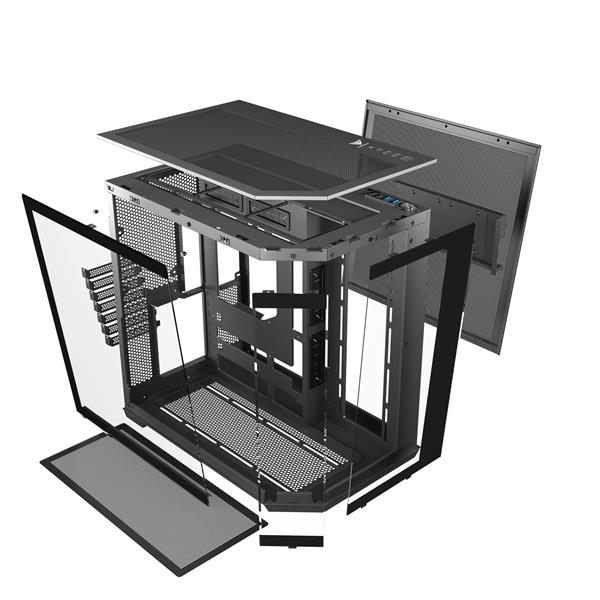 Armoury D60 Tempered Glass Mid-tower, Black(Open Box)