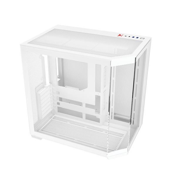 Armoury D60 Tempered Glass Mid-tower, White(Open Box)