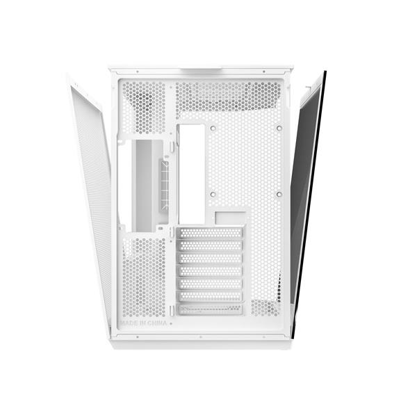 Armoury D60 Tempered Glass Mid-tower, White(Open Box)