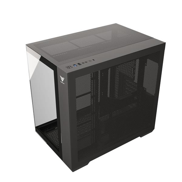 Armoury C708 Tempered Glass Mid-tower, Black