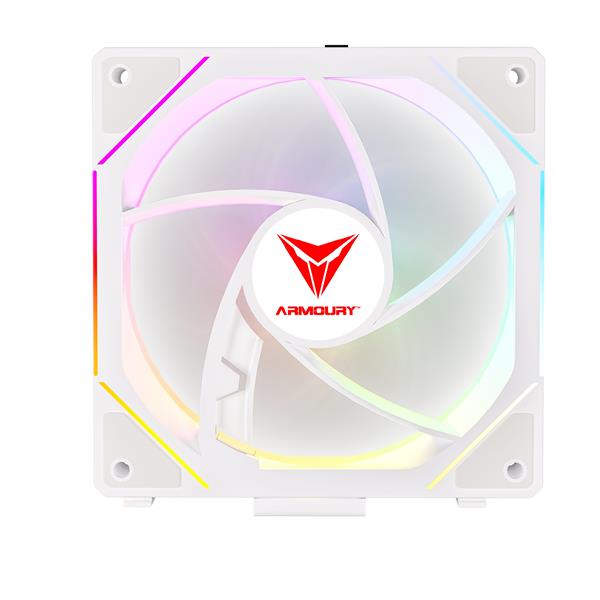 Armoury Block V ARGB Fan, White