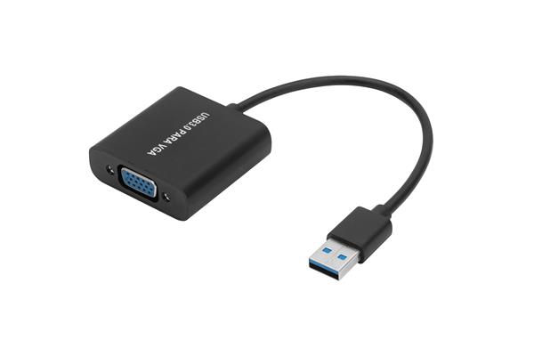 iCAN USB-A 3.0 Male to VGA Female Adapter