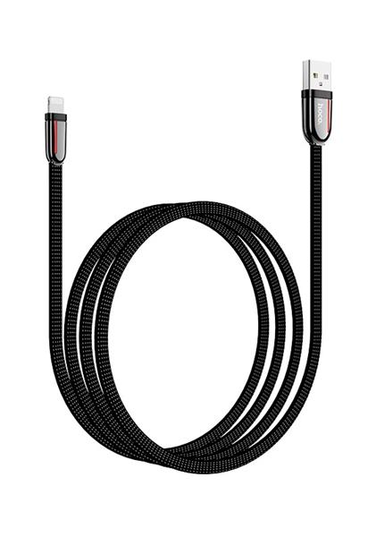 HOCO "U74 Grand" charging data cable for iP, 1.2m (4ft), Black(Open Box)