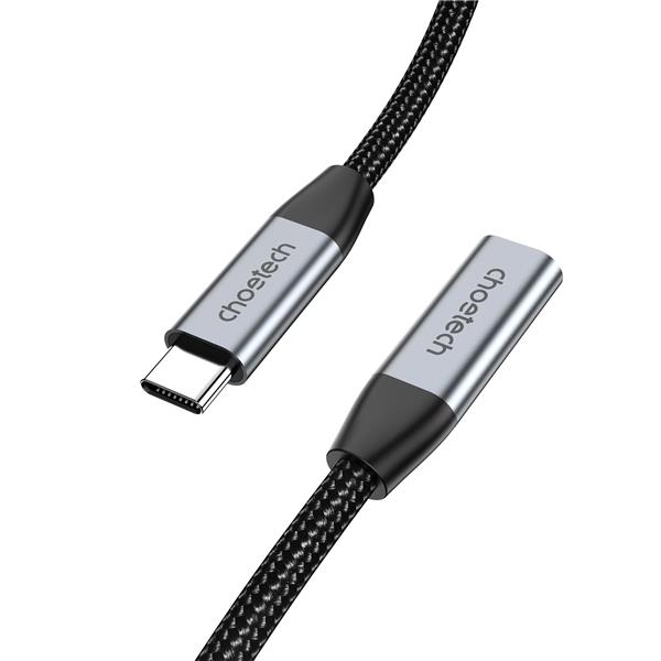 Choetech 100W Type-C female to Type-C male extension cable, 2m (6.6ft)(Open Box)