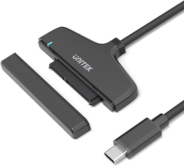 Unitek USB Type-C 5Gbps to 2.5 inch SATA Hard Disk 6G Adapter, Black