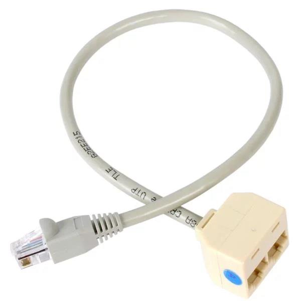  SinLoon RJ45 Network Splitter Adapter Gigabit,1000Mbps Ethernet  Cable Splitter 1 to 2, RJ45 Network Extension Connector,Two Devices Share  The Internet at The Same Time(Gigabit 1 to 2) : Electronics