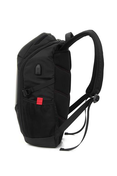 KINGSLONG 17.3" Gaming Backpack with USB Port, Waterproof, Black