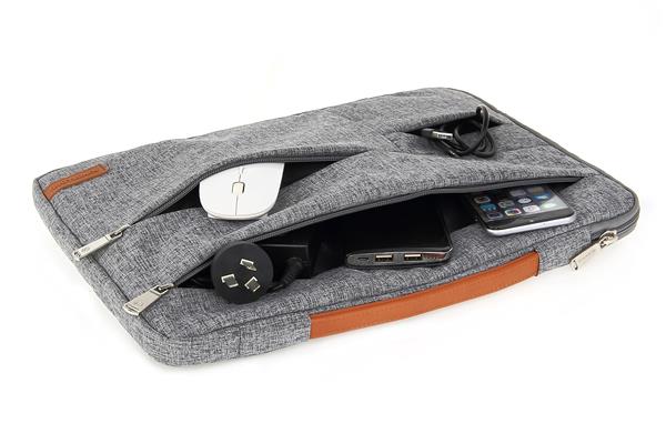 KINGSLONG 15.6" Laptop Sleeve, Bubble Soft Case, Grey(Open Box)