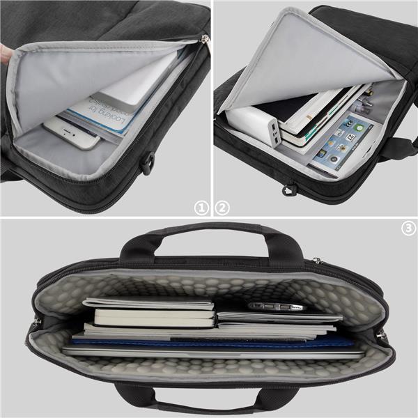 KINGSLONG 17.3" Slim Laptop Bag for Work Business Travel