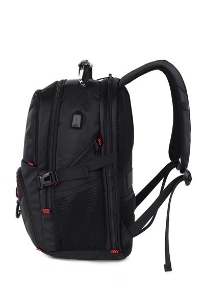 KINGSLONG 15.6" Business Backpack with Laptop Compartment, Black