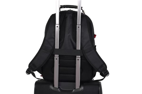 KINGSLONG 15.6" Business Backpack with Laptop Compartment, Black