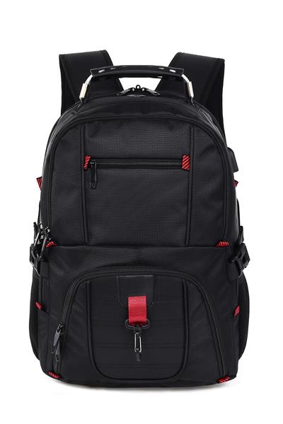 KINGSLONG 15.6" Business Backpack with Laptop Compartment, Black