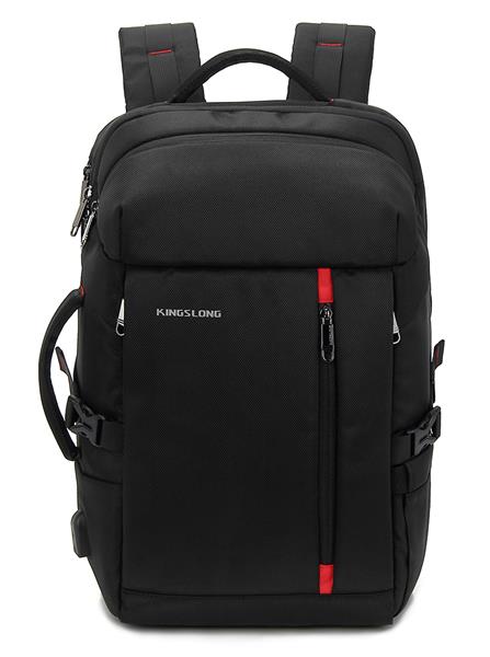 KINGSLONG 15.6" Large Capacity Laptop Backpack with USB Charging Port
