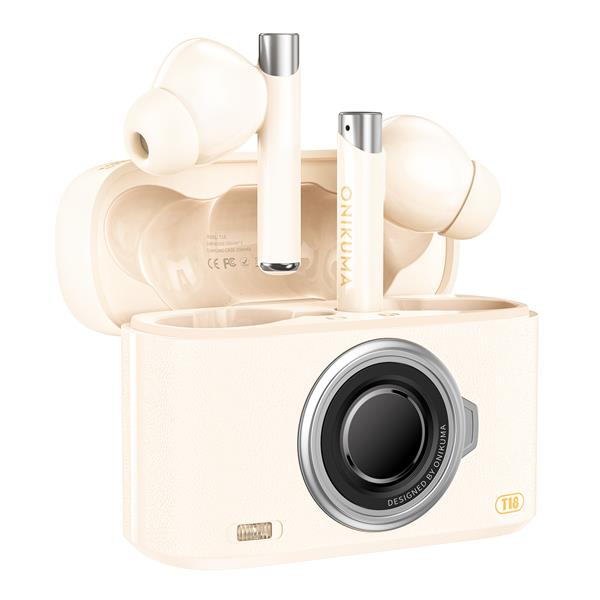 Onikuma T18 Beige True Wireless Earphone