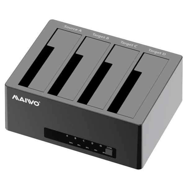 Maiwo K3084 Four Bay HDD Docking Station with Offline 1:3 Clone/ Duplicator