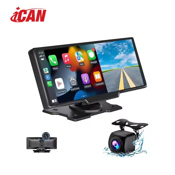 ICAN 10.26 Inch Screen Wireless Carplay & Android Auto , 4K Dash Cam