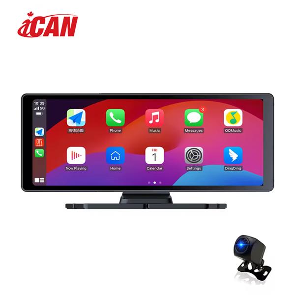 ICAN 10.26 Inch Screen Wireless Carplay & Android Auto , 4K Dash Cam