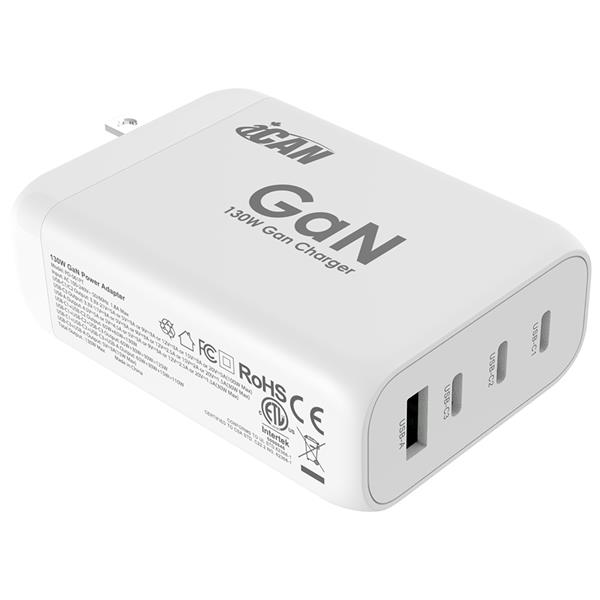 iCAN 130W 4-Port GaN PD USB-C Laptop Charger