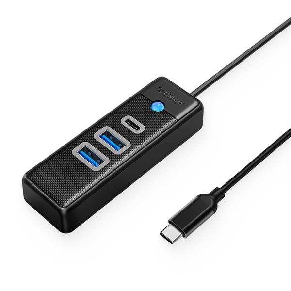 ORICO 3-Port Portable USB 3.0 Hub with 15cm Cable & USB-C Input