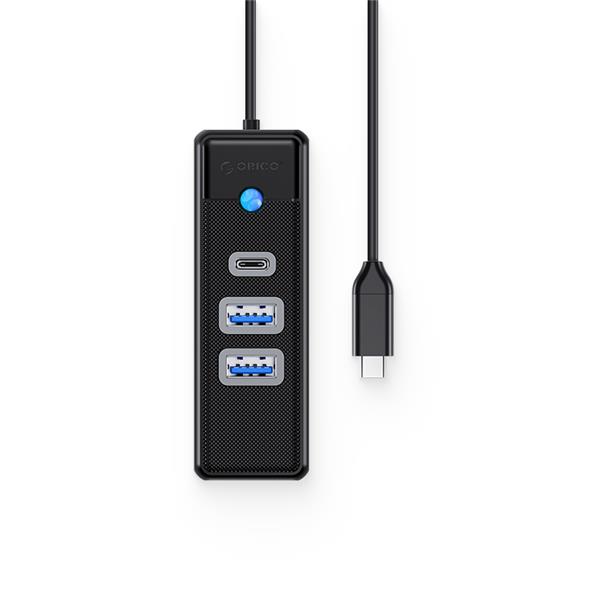 ORICO 3-Port Portable USB 3.0 Hub with 15cm Cable & USB-C Input(Open Box)