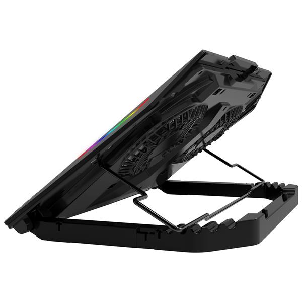 iCAN Gaming Laptop Cooler with Phone Holder, 2 Quiet Big Fans(Open Box)