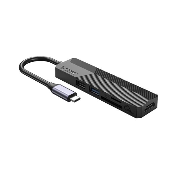 ORICO 5-in-1 USB-C Docking Station with Power Supply Port
