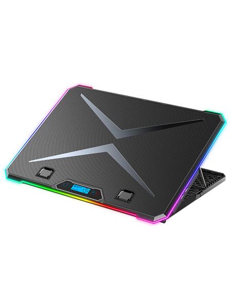 iCAN Gaming Laptop Cooler with 13 Fans, 10 Modes RGB Colors Light