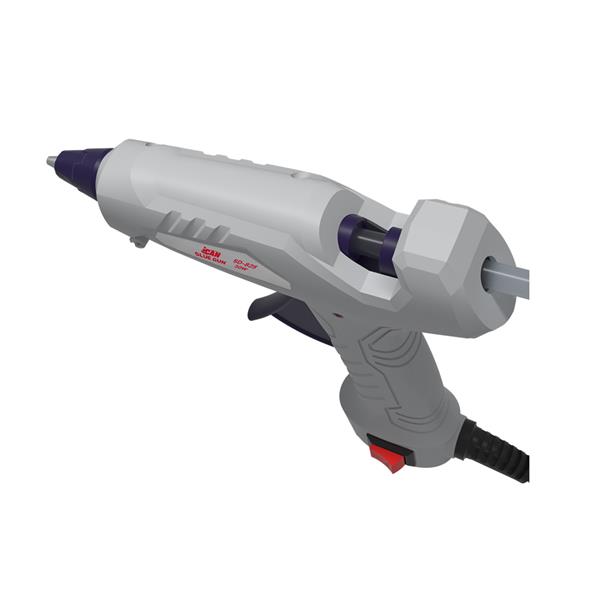 iCAN SD-825 30 W AC Ergonomic Trigger Design Glue Gun with Indicator Light Suited for ? 7.0~7.5 mm Glue Sticks.