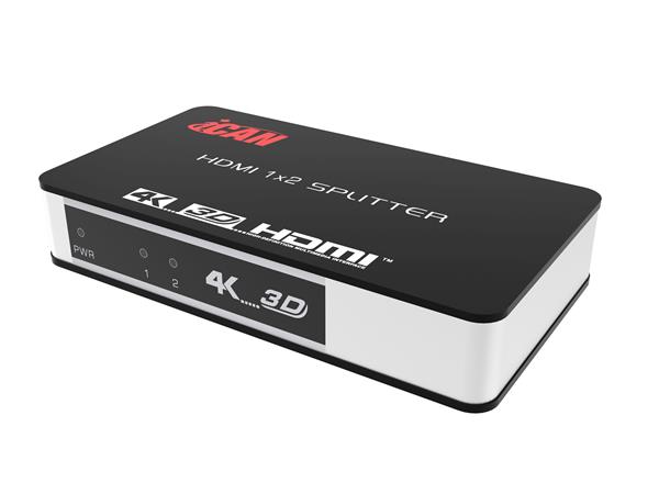 iCAN HDMI 1x2 Splitters, HDMI 1.4, Support 4K