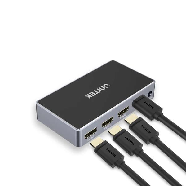 UNITEK 4K HDMI 1.4b Switch 3-In-1 Out