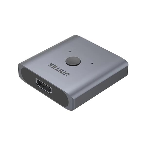 UNITEK 4K HDMI 2.0 Switch 2-To-1 Bi-Directional,  Aluminum