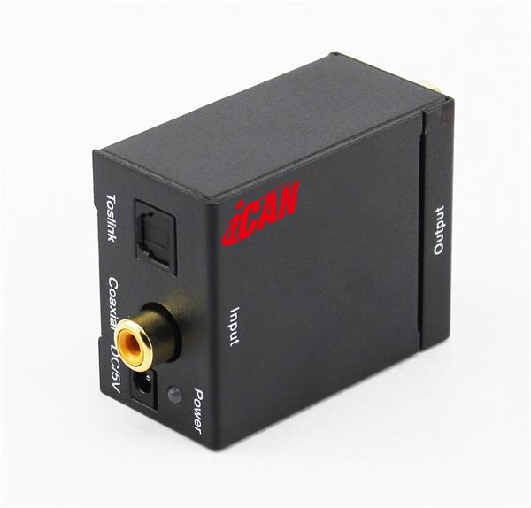 iCAN Digital to Analog Audio Converter with 5V Power Adaptor